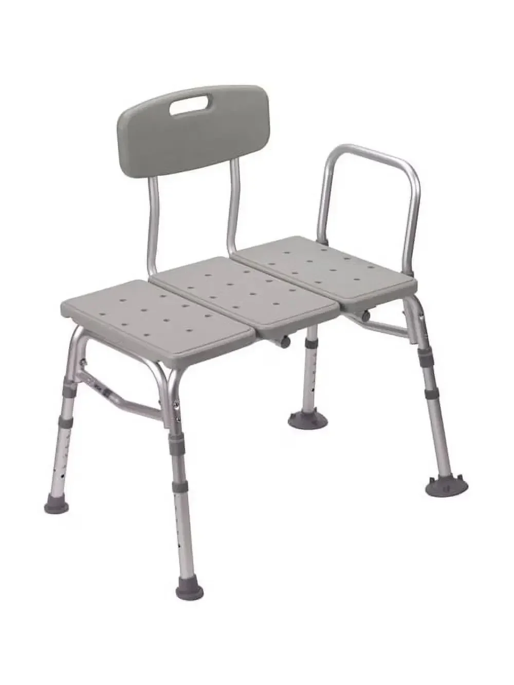 Guardian G3-100KBX1 Transfer Bench w/ Back 400 lb Capacity Adjustable Height